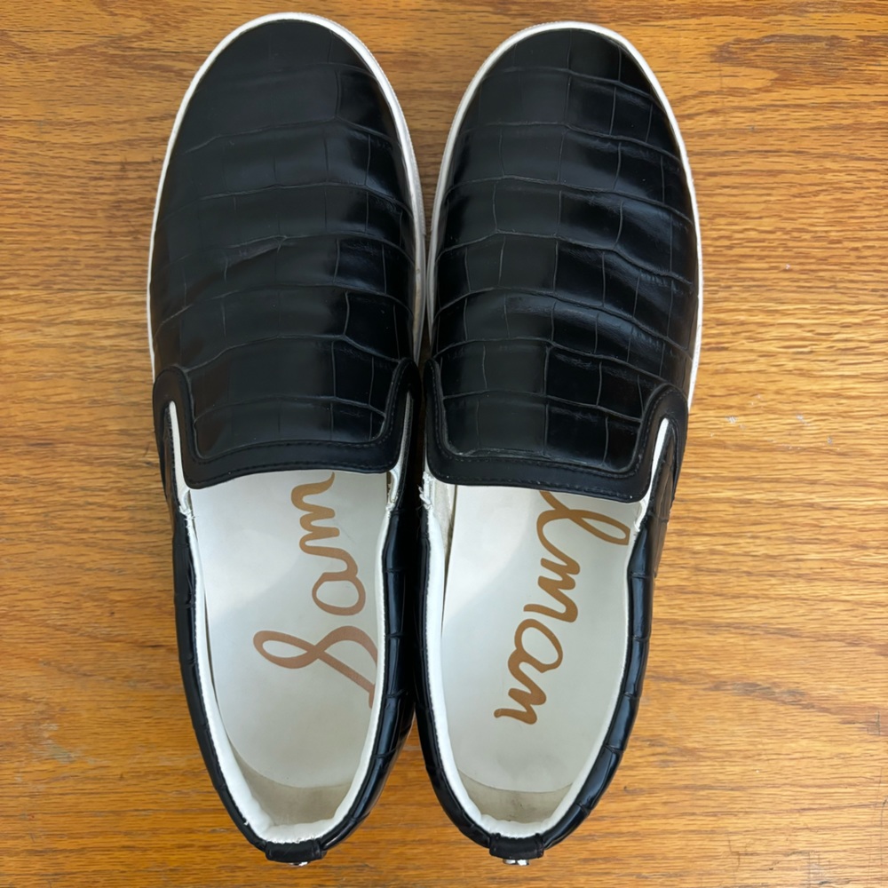 Sam Edelman Women’s Black Slip-Ons Size 8